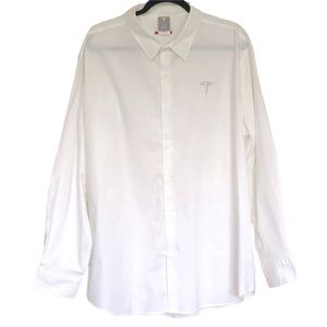 TESLA Men’s White Shirt Sz 2XL